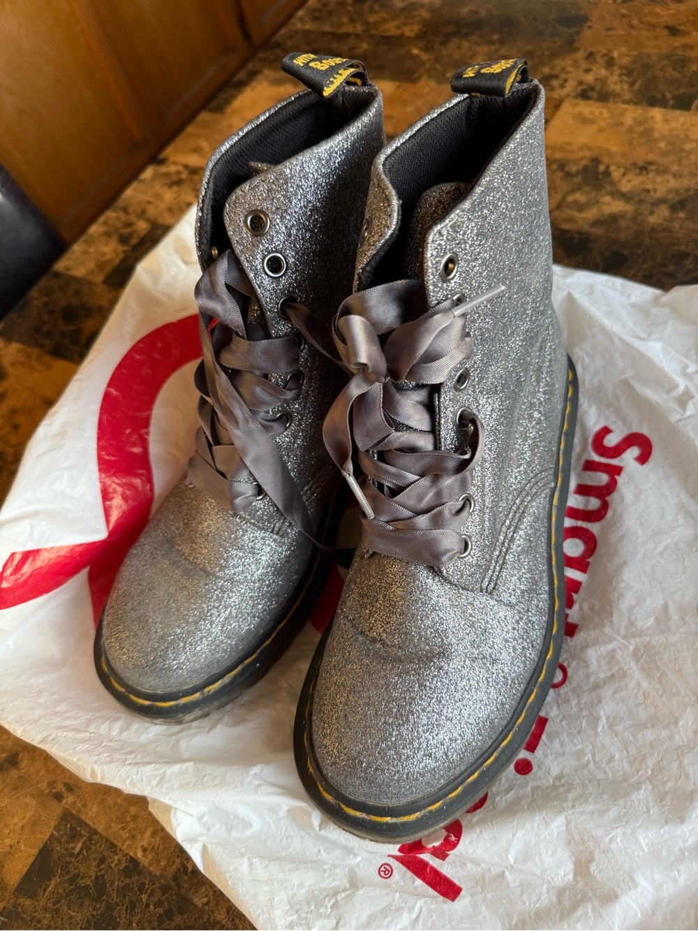 glittery doc martens